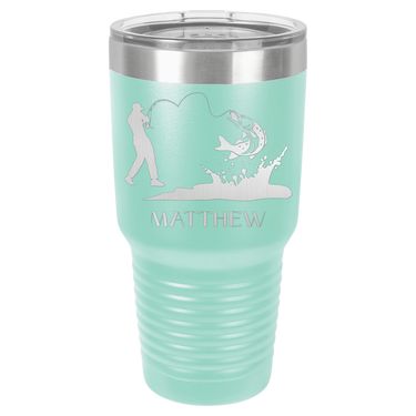Custom Fishing 30oz Ringneck Tumbler